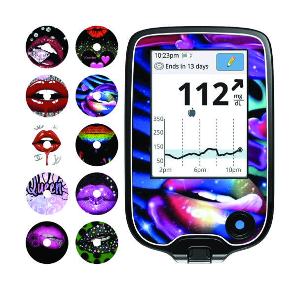Sada samolepek - FreeStyle Libre 1 - 23 - Lips 1