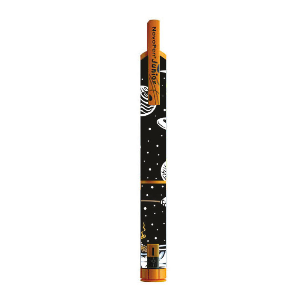 Novopen Junior 2 Kosmonaut DIA Samolepky