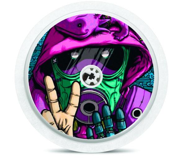 Samolepka - FreeStyle Libre 1 - Mask - Hand