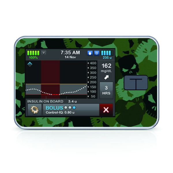 Tandem pumpa t:slim X2 - 45 - Army 3
