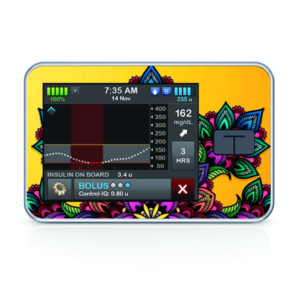 Tandem pumpa t:slim X2 - 100 - Mandala 3