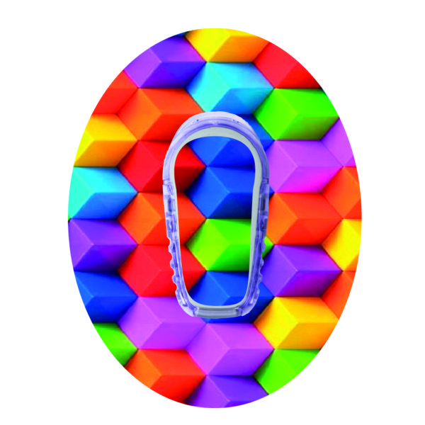 Náplast kolem senzoru DEXCOM G6 - 44. Cube