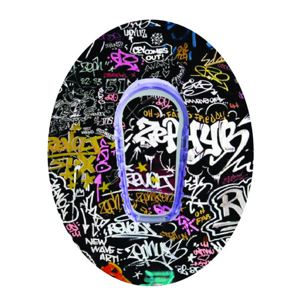 Náplast kolem senzoru DEXCOM G6 - 26. Grafity