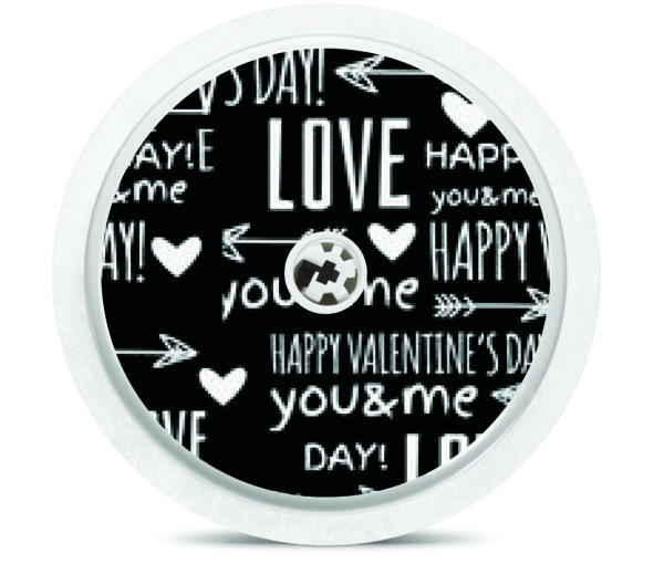 Samolepka - FreeStyle Libre 1 a Libre 2 - Love Happy