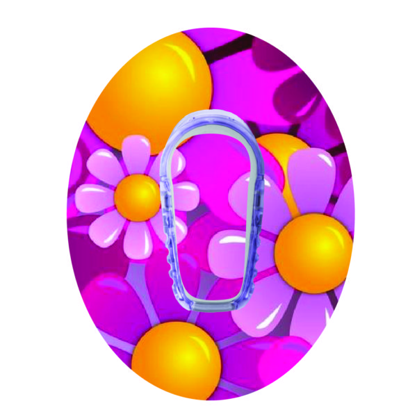 Náplast kolem senzoru DEXCOM G6 - 58. Kopretina