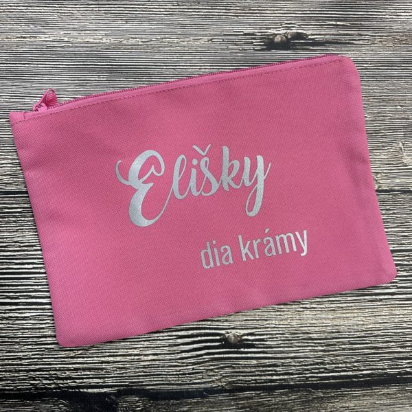 DIA taštička – BAG BASE – Elišky dia krámy – reflexní stříbrný potisk