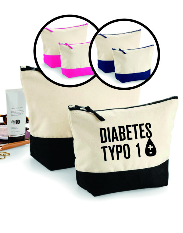 DIA taštička - s tmavým dnem - Diabetes typo 1 SK