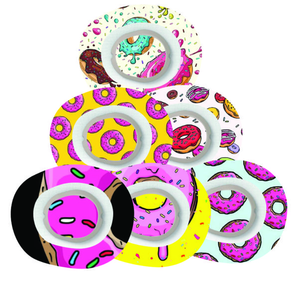 Náplast kolem senzoru DEXCOM G7 - sada 6 ks - 22. Donut