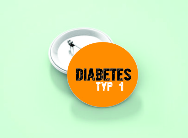 Malý odznáček 25mm - č. 3 - Diabetes
