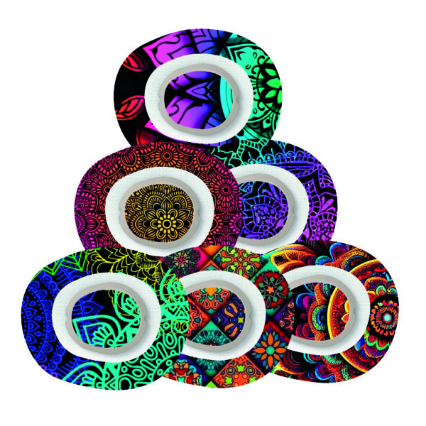 Náplast kolem senzoru DEXCOM G7 - sada 6 ks - 29. Mandala