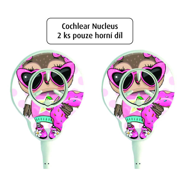 Kochleární implantáty - 2 ks horní díl - Nucleus 7/8 - č. 1 Sova