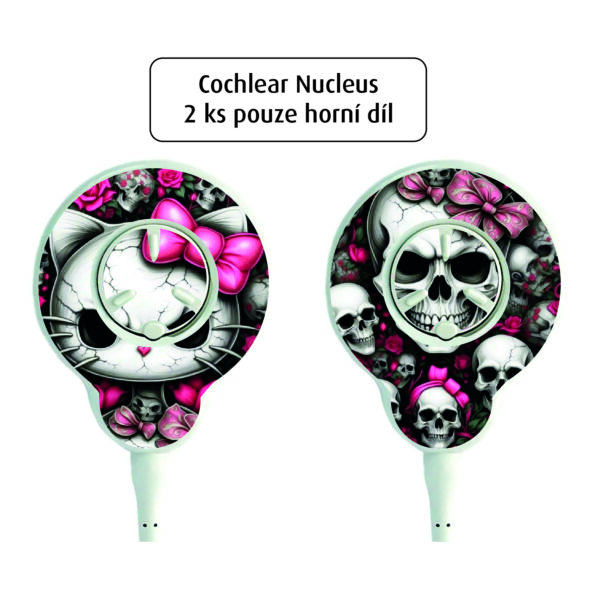 Kochleární implantáty - 2 ks horní díl - Nucleus 7/8 - č. 4 Kitty