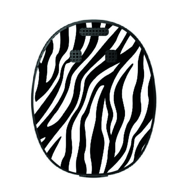 Kochleární implantáty - sada samolepek pro MEDEL RONDO 3 - č. 10 Zebra