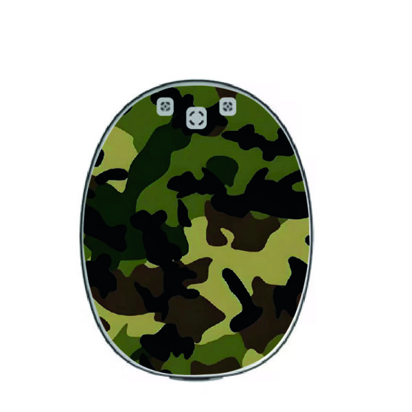 Kochleární implantáty - sada samolepek pro MEDEL RONDO 2 - č. 4 - Army
